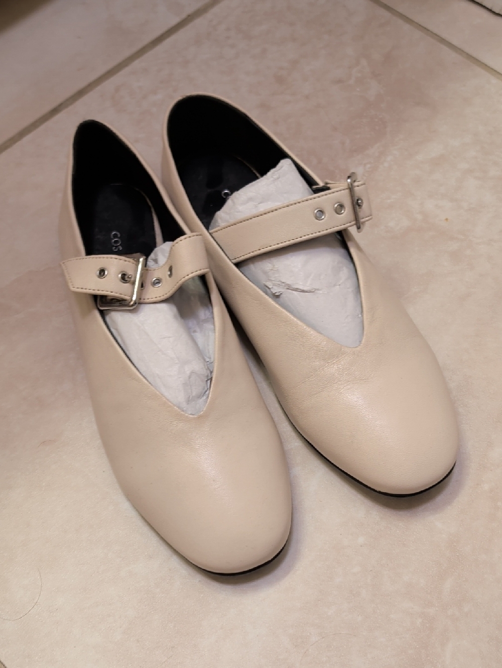COS Flat Ballerina Buckle Shoes